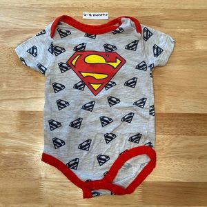 6-9 month Superman onesie